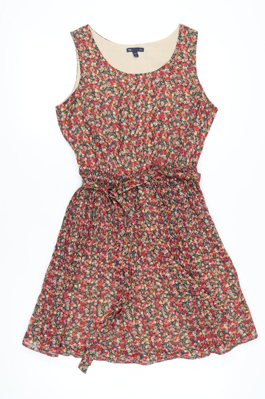 Gap Women's A-Line Floral Dress, M, Multicoloured, Short