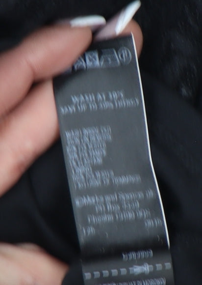 Marks and Spencer Black Sequined Pencil Skirt