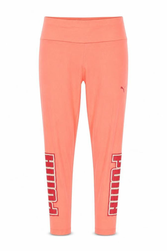 Womens UK Size S PUMA Regular Fit Leggings Pink Leggings