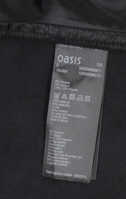Womens UK Size S Oasis Black