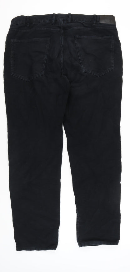 Marks and Spencer Men's Black Trousers Size 40