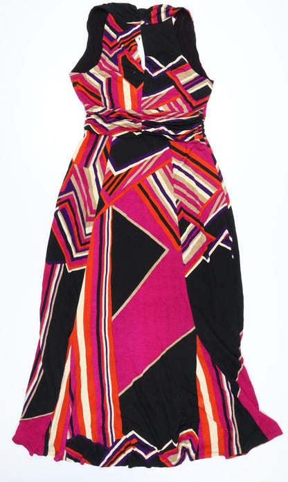 Pomodoro Women's Multicoloured Dress UK 12