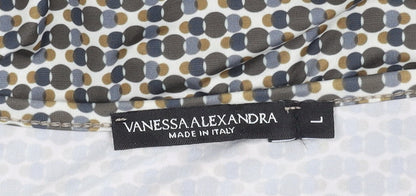 Vanessa Alexandra Women's Multicoloured Geometric Top L