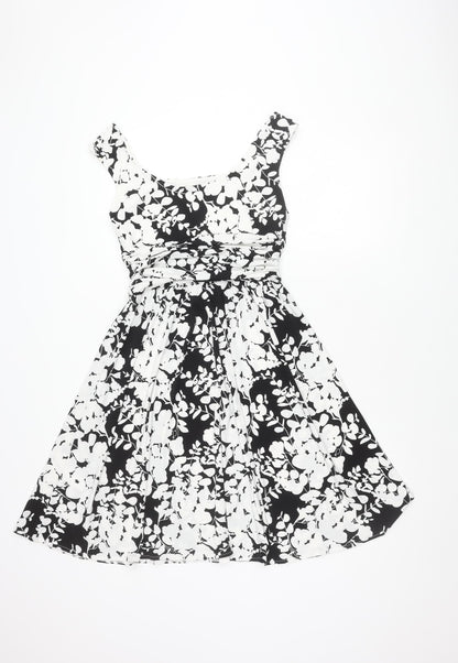 Maggy London Women’s Black & White Floral Dress