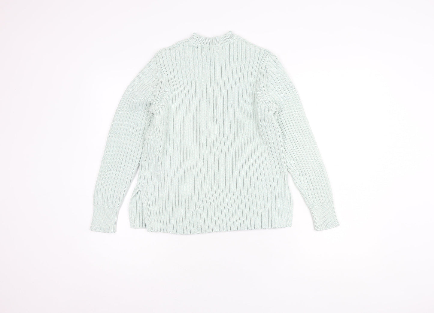Womens UK Size 14 Marks and Spencer Blue Pullover Jumper