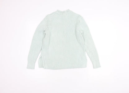 Womens UK Size 14 Marks and Spencer Blue Pullover Jumper