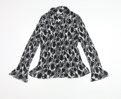 Womens UK Size 16 Marks and Spencer Black Basic Blouse