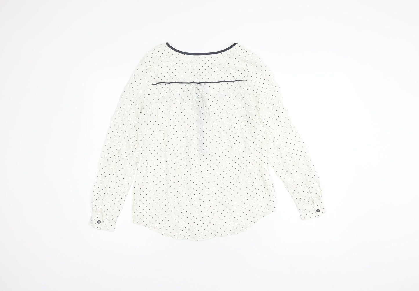 Womens UK Size 8 Monsoon White Basic Blouse