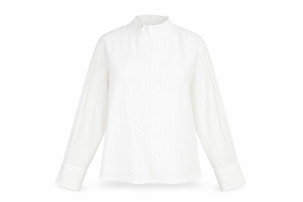 Y.A.S Women’s White Long Sleeve Top - M