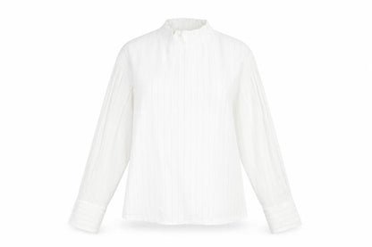 Y.A.S Women’s White Long Sleeve Top - M