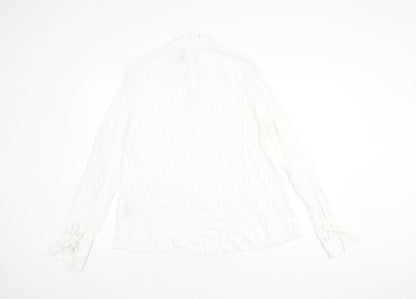 Y.A.S Women’s White Long Sleeve Top - M