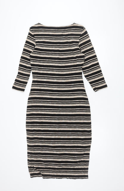 Marks and Spencer Women's Black Midi Dress - UK 12