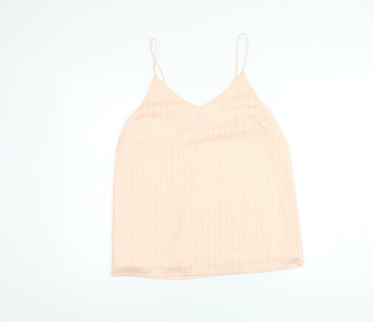 Womens UK Size M VERO MODA Beige Camisole Tank