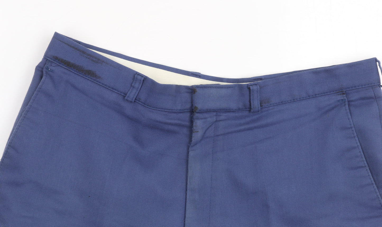 Marks and Spencer Men's Blue Trousers, 34 Regular