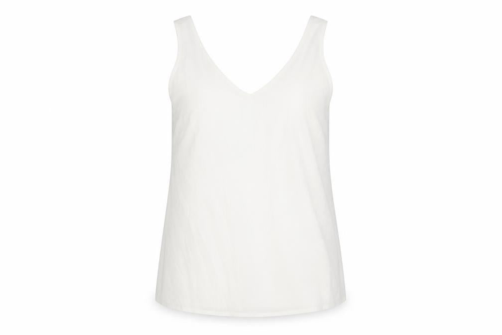 Womens UK Size 12 Wallis White Basic Tank