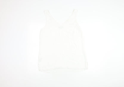 Womens UK Size 12 Wallis White Basic Tank