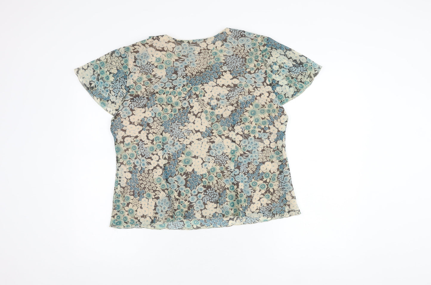 Womens UK Size 16 Roman Originals Multicoloured Basic Blouse