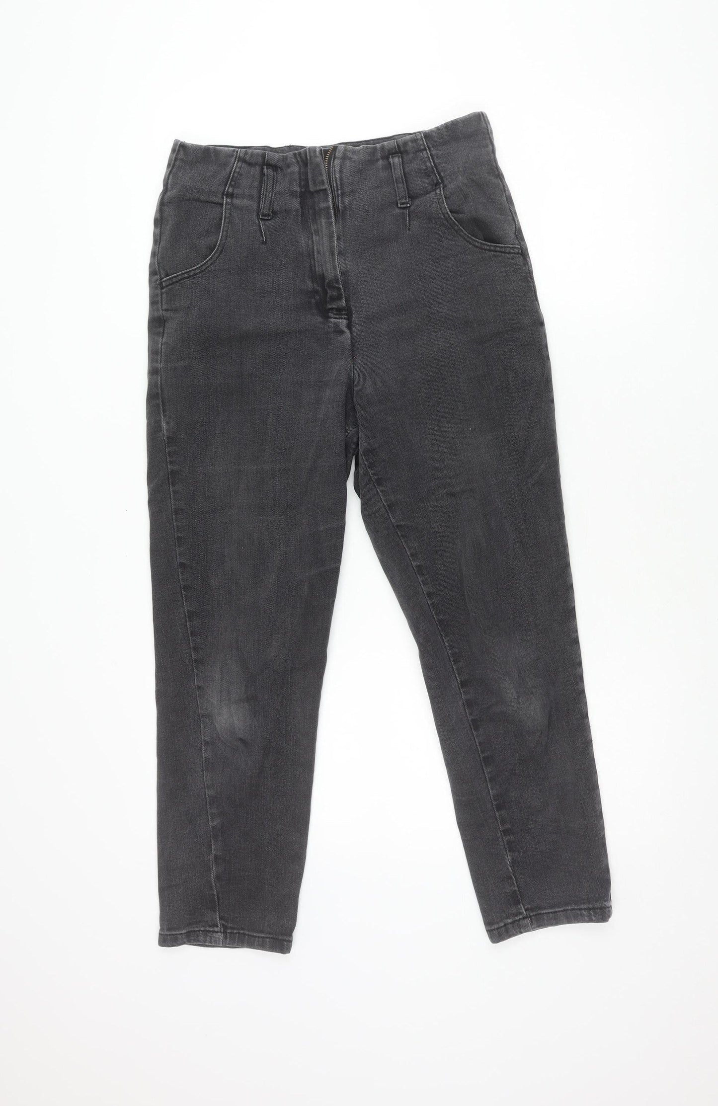 Next Women's Black Tapered Jeans Size 10 Regular High Waist