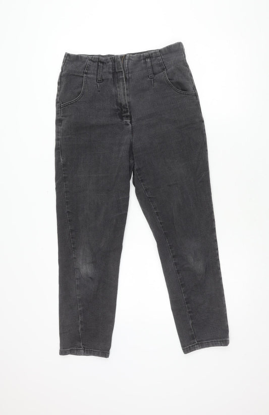 Next Women's Black Tapered Jeans Size 10 Regular High Waist