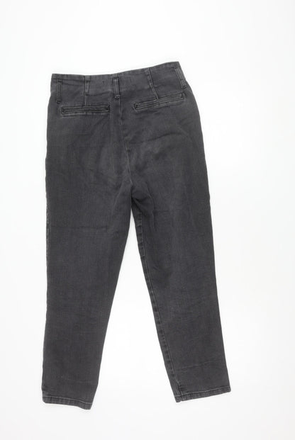 Next Women's Black Tapered Jeans Size 10 Regular High Waist