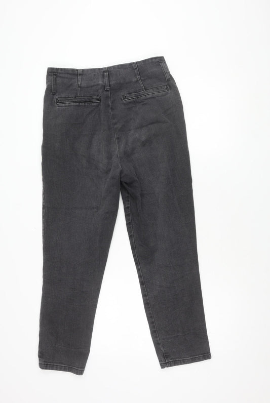 Next Women's Black Tapered Jeans Size 10 Regular High Waist