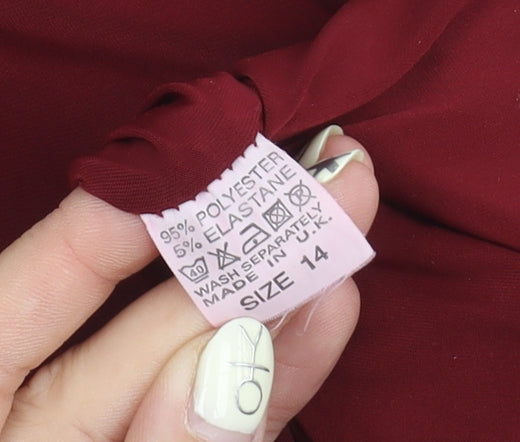 Rare London Women's Red Skirt, Size 14