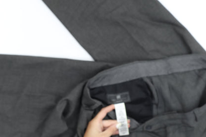 Marks and Spencer Grey Men's Trousers, Regular Fit, Size 36