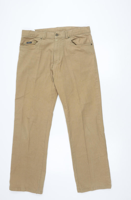 Melka Beige Men's Chino Trousers, Size S - Excellent Condition