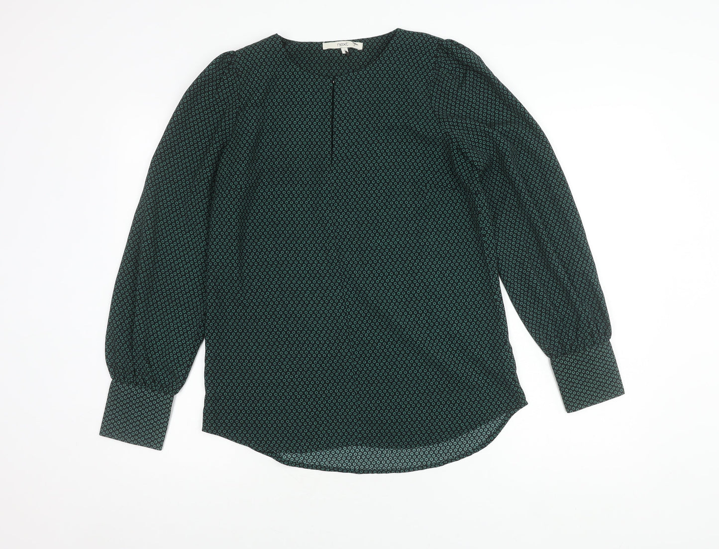 Womens UK Size 10 NEXT Multicoloured Basic Blouse