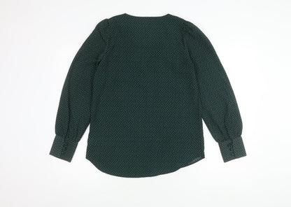 Womens UK Size 10 NEXT Multicoloured Basic Blouse