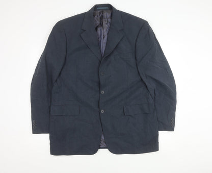 Mens UK Size 42 Austin Reed Regular Blue Suit Jacket