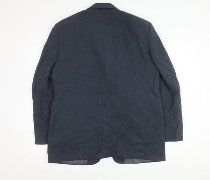 Mens UK Size 42 Austin Reed Regular Blue Suit Jacket