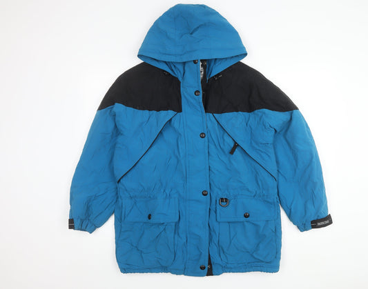 Mens UK Size XS Pacific Trail Blue Parka Coat