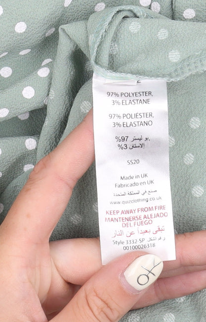 Womens UK Size 12 Quiz Wrap  Skirt