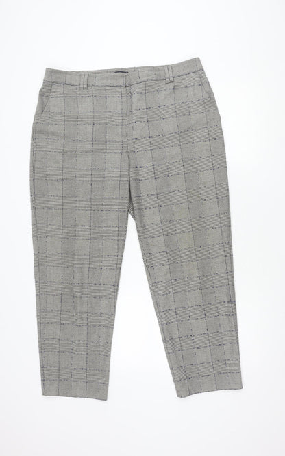 Marks and Spencer Unisex Checked Trousers Size 16