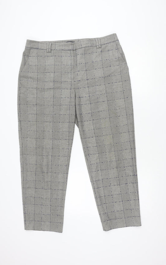 Marks and Spencer Unisex Checked Trousers Size 16