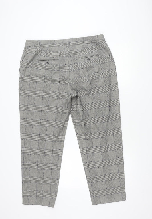 Marks and Spencer Unisex Checked Trousers Size 16