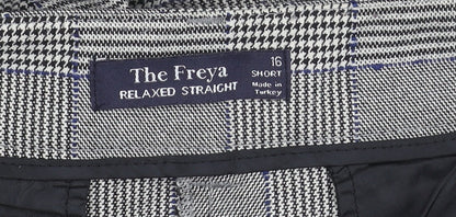 Marks and Spencer Unisex Checked Trousers Size 16