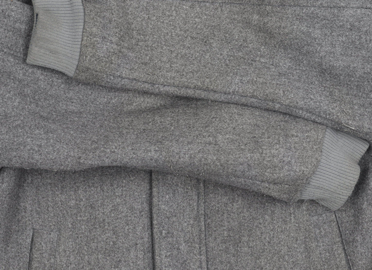 Mens UK Size L Indigo Grey Bomber Jacket
