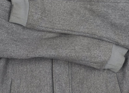 Mens UK Size L Indigo Grey Bomber Jacket