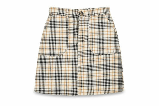 Womens UK Size 4 Monki A-Line Twill Skirt