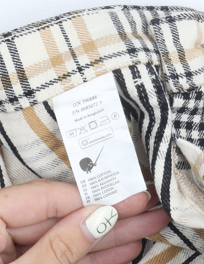Womens UK Size 4 Monki A-Line Twill Skirt