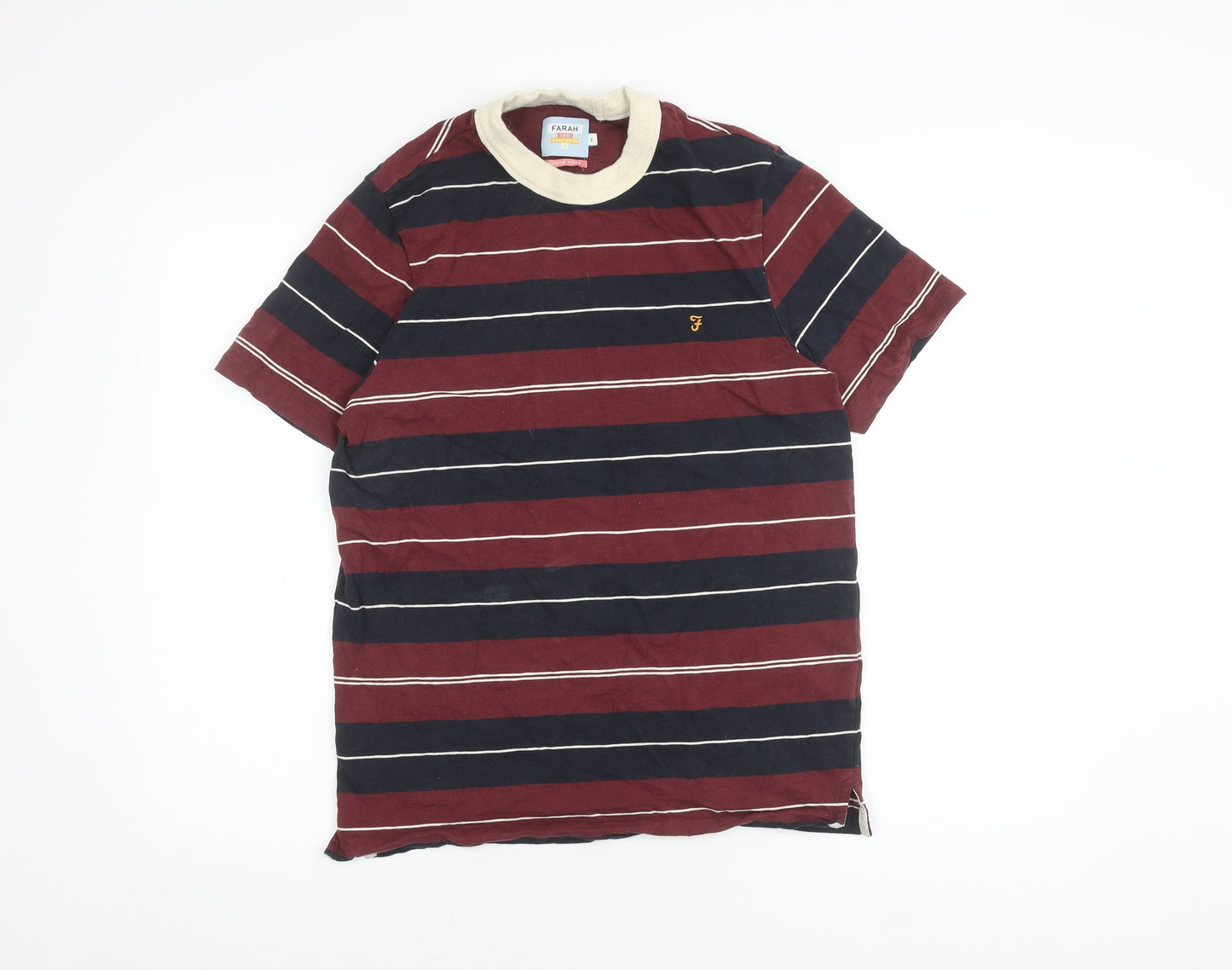 Mens UK Size S Farah Multicoloured  T-Shirt