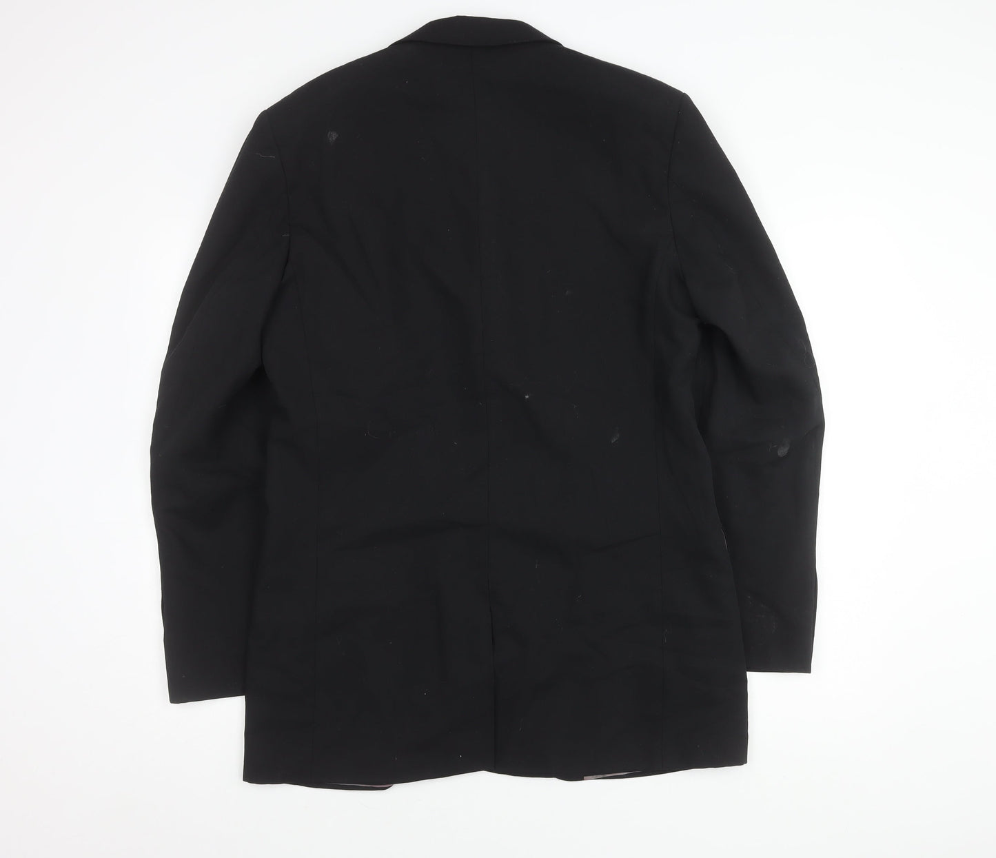 Mens UK Size 40 Jonathan Adams Regular Black Suit Jacket