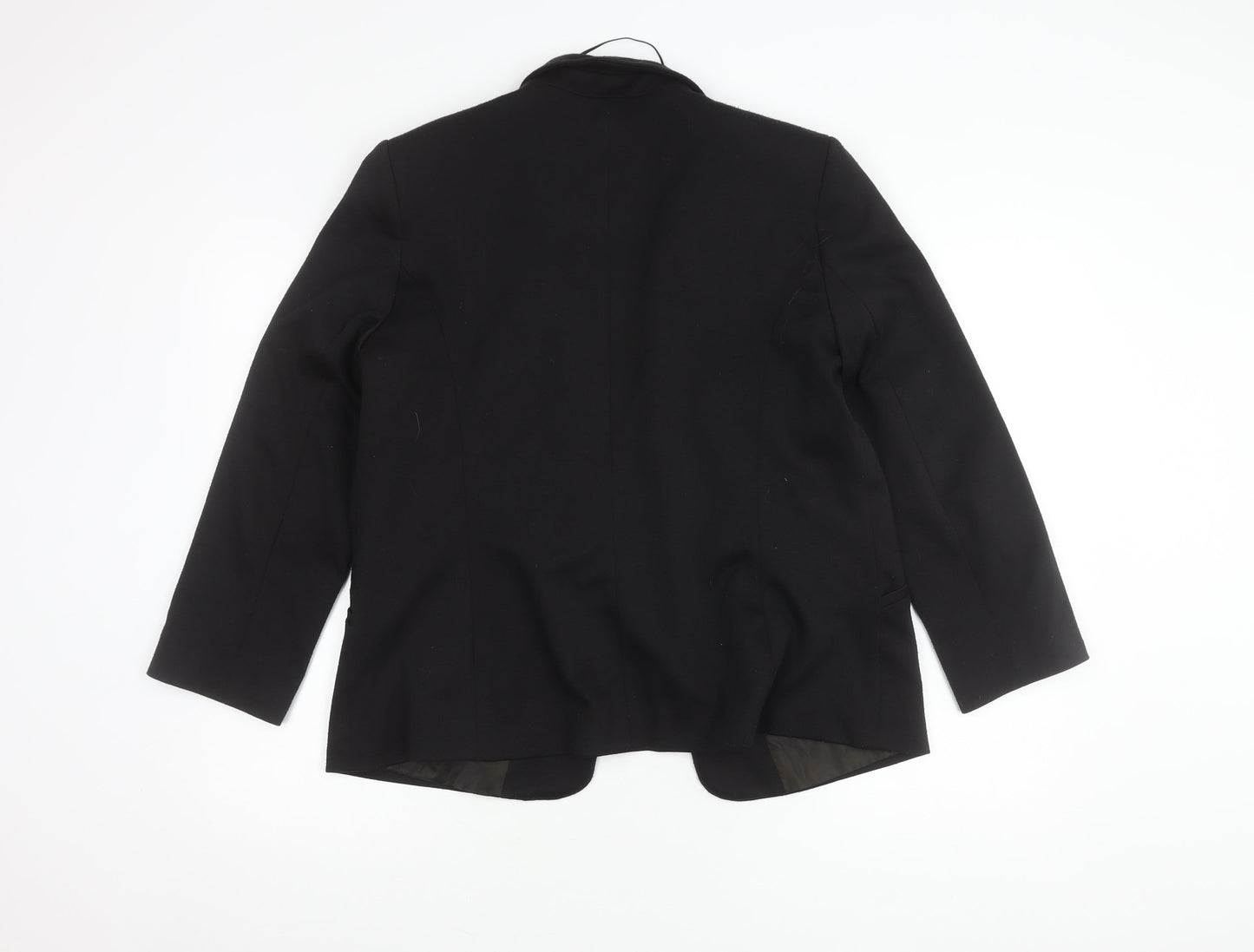 Oasis Women's Black Blazer Size 16 Lined Business