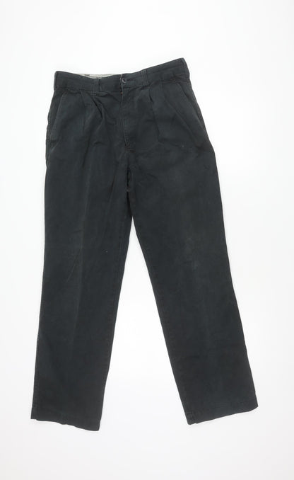Marks and Spencer Men's Black Chino Trousers 32