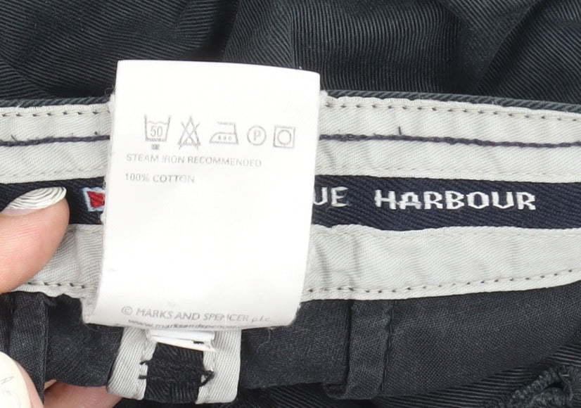 Marks and Spencer Men's Black Chino Trousers 32