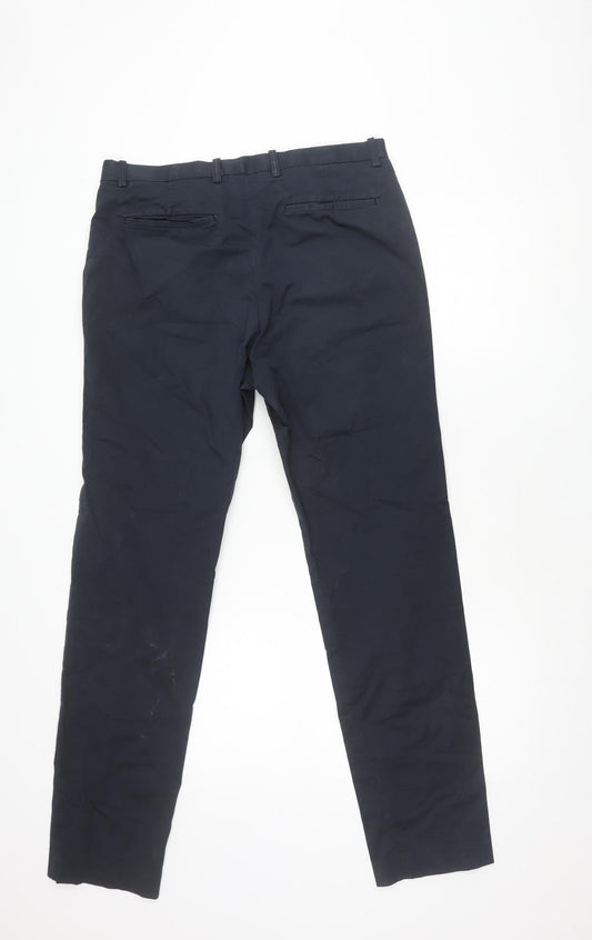 Marks & Spencer Men's Blue Trousers, Size 34/33