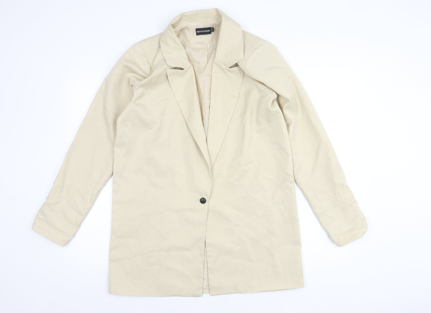 PrettyLittleThing Women's Beige Blazer Size 6