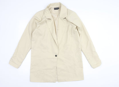 PrettyLittleThing Women's Beige Blazer Size 6